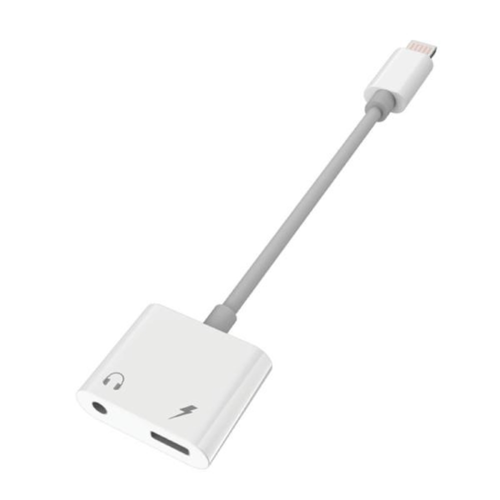 2-in-1 Lightning Headphone Audio & Charger Adapter